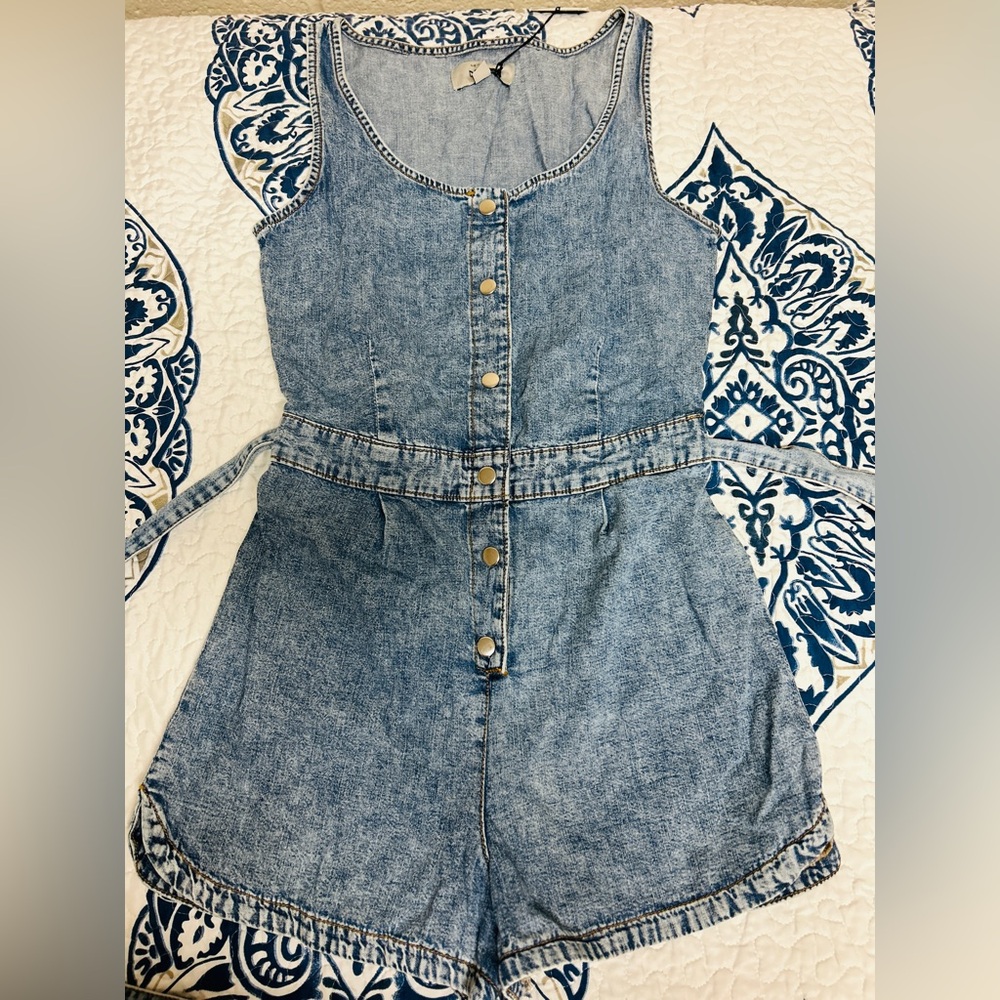 Denim jumpsuit